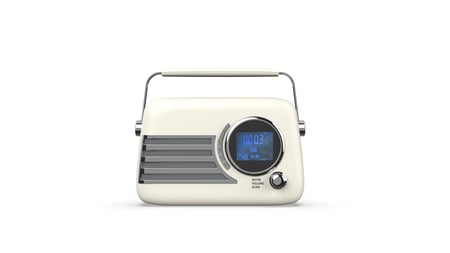 Savio RS-04 radio Przenośny Analogowe i cyfrowe Beżowy, Czarny
