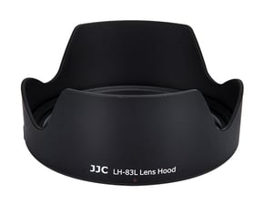 JJC LH-83L osłona obiektywu 7,7 cm Okrągły Czarny