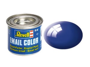 Revell Ultramarinblau, glänzend RAL 5002, 14-ml-Dose, Teil/Zubehör für Modelle im Maßstab Farbe