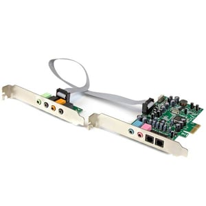 StarTech PEXSOUND7CH Sound Card, Internal 7.1-Channel, PCI-E x1