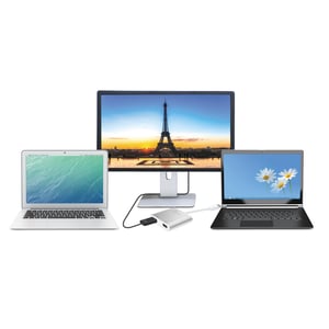 j5create JUA365 zewnętrzna karta graficzna usb 3840 x 2160 px Srebrny