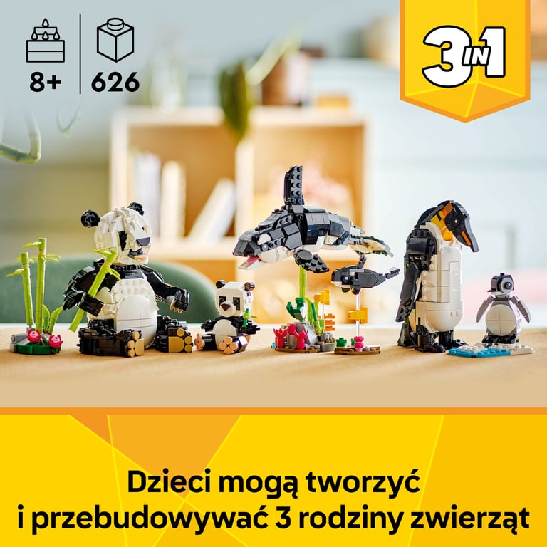 LEGO Creator Dzikie zwierzęta: rodzina pand