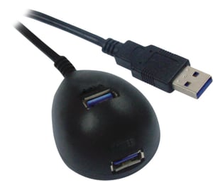 EFB Elektronik EB458V2 przejściówka do kabli USB Type-A 2x USB Type-A Czarny