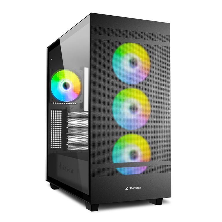 Sharkoon REBEL C50 RGB ATX Full Tower Czarny