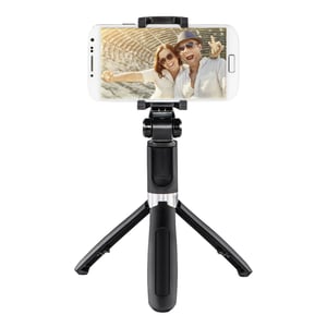 Hama Funstand 57 Selfie Stick for Smartphones, Black
