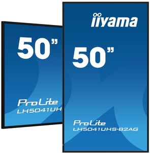 iiyama LH5041UHS-B2AG signage display Płaski panel Digital Signage 127 cm (50") LCD 500 cd/m² 4K Ultra HD Czarny 24/7