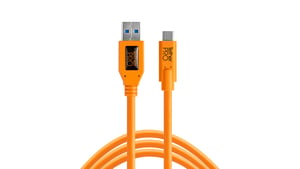 Tether Tools CUC3215-ORG kabel USB USB 3.2 Gen 1 (3.1 Gen 1) 4,6 m USB A USB C 5 Gbit/s Pomarańczowy
