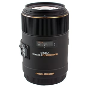 Sigma 105mm F2.8 EX DG OS HSM Macro SLR Obiektyw makro Czarny