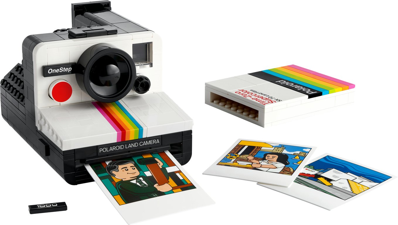 фото Блоковий конструктор LEGO Ideas Фотоапарат Polaroid OneStep SX-70 (21345)