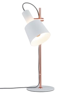 Paulmann 796.58 Tischlampe E14 Kupfer, Weiß