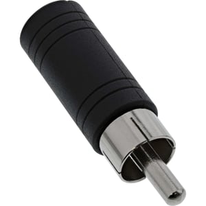 InLine 99325 przejściówka do kabli 3.5mm jack female RCA Czarny