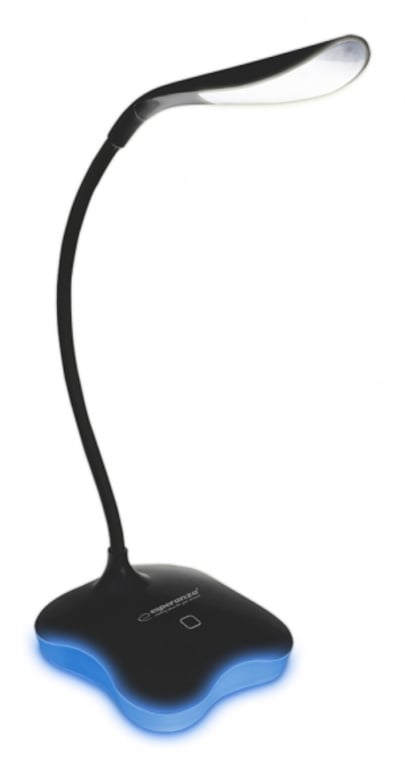 Esperanza ELD105K lampa stołowa 3 W LED Czarny