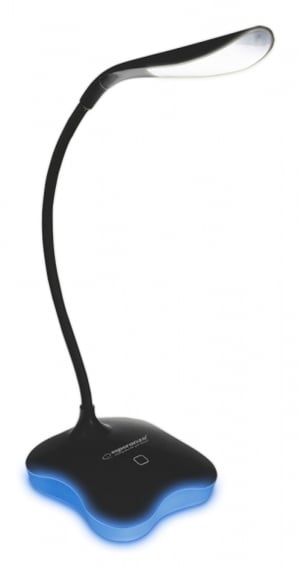 Esperanza ELD105K lampa stołowa 3 W LED Czarny