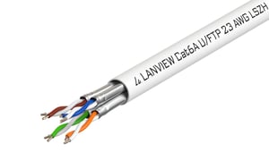 Lanview LVN122430 Network Cable, White, 500 m, Cat6a U/FTP (STP)
