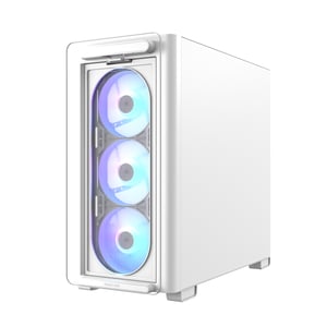 ASUS A23 PLUS TG ARGB WHITE Micro Tower Biały