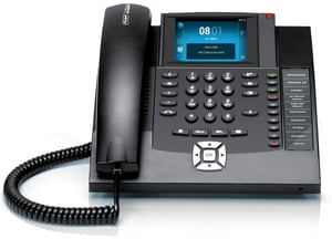 Auerswald COMfortel 1400 Telefon analogowy Nazwa i identyfikacja dzwoniącego Czarny