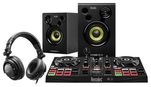 Hercules DJLearning Kit Digital Vinyl System (DVS) Scratcher Schwarz