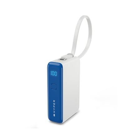 Targus HyperJuice Flex 10K 30W 5000 mAh Biały, Niebieski