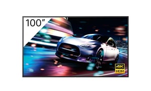 Sony FW-100BZ40J skyltdisplay Platt skärm Digital Signage 2,54 m (100") VA Wi-Fi 600 cd/m² 4K Ultra HD Svart Android 24/7