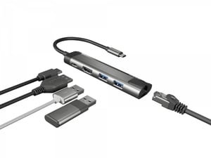 NATEC Fowler Go USB 3.2 Gen 1 (3.1 Gen 1) Type-C Stainless Steel
