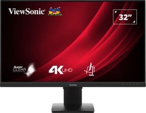 Viewsonic VG3208-4K Computer Monitor, 81.3 cm (32"), 3840 x 2160 px, 4K Ultra HD LED, Black