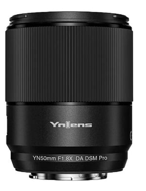 Yongnuo YN-50MM F1.8X DA DSM PRO obiektyw do aparatu Bezlusterkowiec Stała soczewka skupiająca Czarny