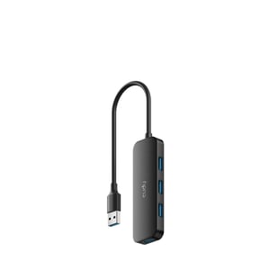Cudy UH40A USB 3.2 Gen 1 (3.1 Gen 1) Typ-A-Hubs und -Konzentratoren, 5000 Mbit/s, schwarz
