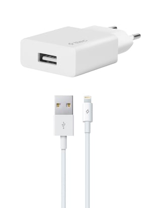 Ttec SmartCharger Uniwersalne Biały Prąd przemienny Szybkie ładowanie Wewnętrzna