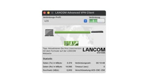 LANCOM Advanced VPN Client (MAC) Zarządzanie bezpieczeństwem Pełny Angielski, Niemiecki 1 x licencja