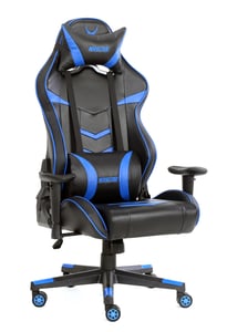 Varr Nascar Gamingstol Vadderad klädd sits Svart, Blå