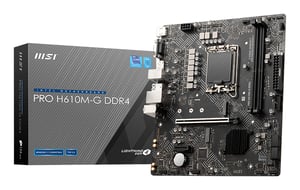 MSI PRO H610M-G DDR4-Mainboard, Intel H610, LGA 1700, Micro-ATX