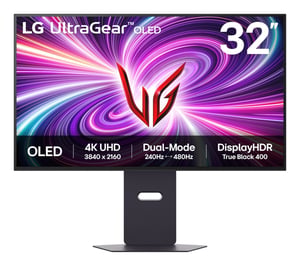 LG 32GX870A-B monitor komputerowy 81,3 cm (32") 3840 x 2160 px 4K Ultra HD OLED Czarny