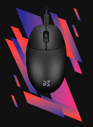 Dream Machines DM8 Mini myszka Gaming Po prawej stronie USB Typu-A Optyczny 12000 DPI