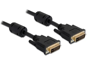 DeLOCK 83112 kabel DVI 3 m DVI-I Czarny