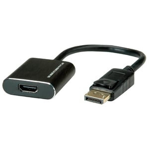 ROLINE 12.03.3164 Kabeladapter 0,15 m DisplayPort-HDMI Typ A (Standard) Schwarz