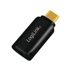 LogiLink UA0356 USB-C to 3.5 mm Cable Adapter, Black