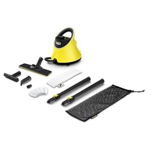 Kärcher SC 2 Deluxe EasyFix Cylindryczna myjka parowa 1 l 1500 W Czarny, Żółty