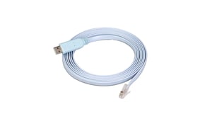 LANCOM RJ45/USB-Seriell-Adapter, Parallelkabel, blau, 3 m, USB Typ A, RJ-45
