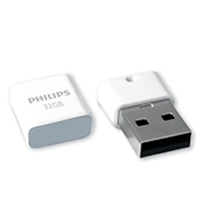 Philips FM32FD85B 32 GB USB Type-A 2.0 Flash Drive, White