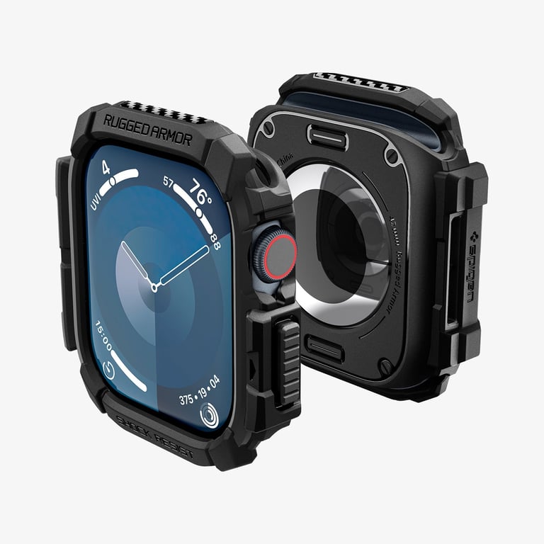 Spigen Rugged Armor Etui Czarny Termoplastyczne elastomery poliuretanowe (TPU)