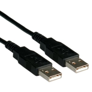 ROLINE 0.8m USB 2.0 Cable, USB A, Black
