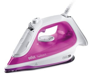 Braun TexStyle 5 SI 5225 2500 W Steam Iron, Pink, White