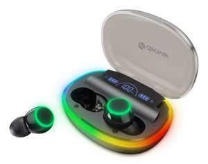 Denver TWE-55B słuchawki/zestaw słuchawkowy True Wireless Stereo (TWS) Douszny Połączenia/muzyka USB Type-C Bluetooth Czarny