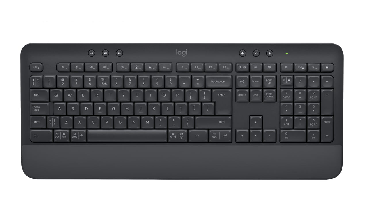 Logitech 920-010945 klawiatura Biuro Bluetooth QWERTY Amerykański międzynarodowy Grafitowy