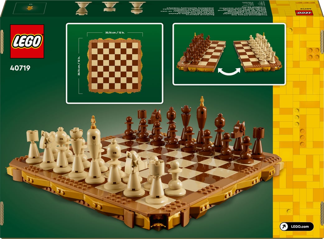 фото Блоковий конструктор LEGO Традиційний шаховий набір (40719)