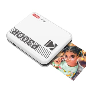 Kodak Mini 3 Square Retro weiß Thermosublimations-Fotodrucker