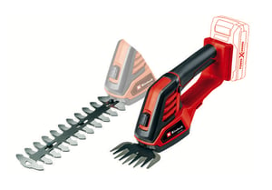 Einhell GE-CG 18/100 batteridrivna gräsklippare 8 mm 18 V litiumjon (Li-Ion) Svart, Röd