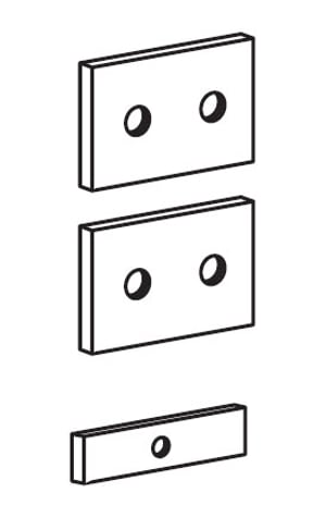 Ergotron Track Mount-monteringssats för CPU-hållare