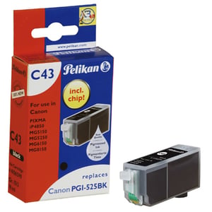 Pelikan C43 Tintenpatrone, 1 Stück. Schwarz