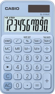 Casio SL-310UC-LB fickräknare Grundläggande räknare Blå